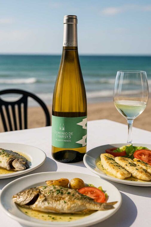Vino blanco Dominio de Torreviñas restaurante Vino blanco Dominio de Torreviñas restaurante