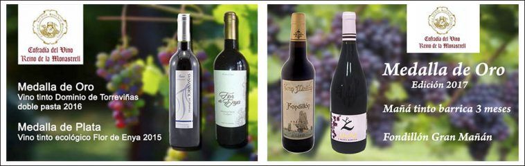 Premios Cofradia Reino de la monastrell 2017