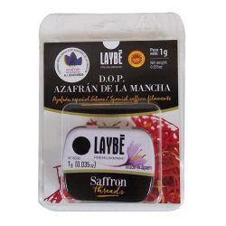 Azafrán en hebra español Laybe blister 1 g. (DOP. La Mancha)