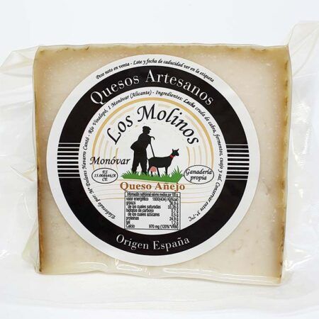 Queso de cabra añejo Los Molinos 250 g. Queso de cabra añejo Los Molinos 250 g.