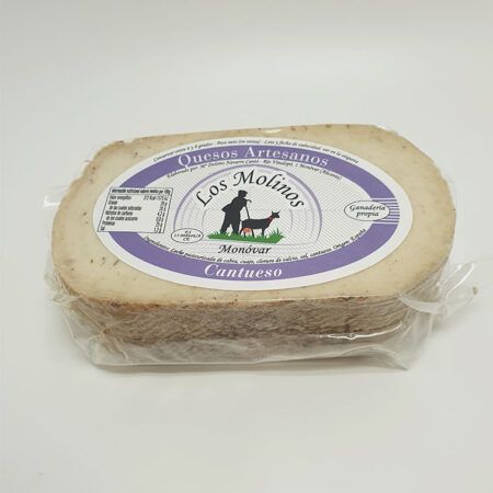 Queso de cabra con Cantueso Los Molinos semicurado 200 g.