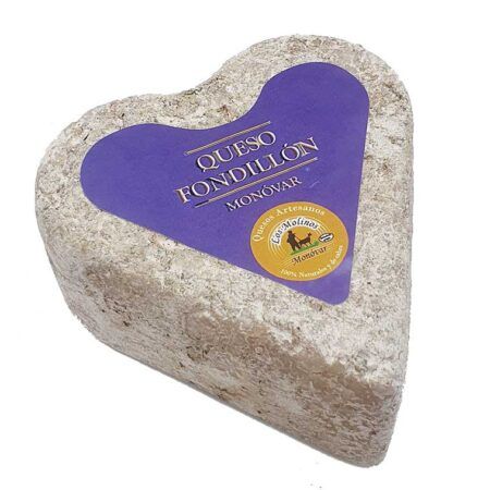 Queso de cabra con Fondillón Los Molinos corazón 370 g.