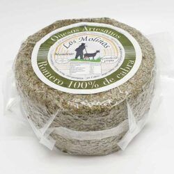 Queso de cabra con romero Los Molinos semicurado 500 g.