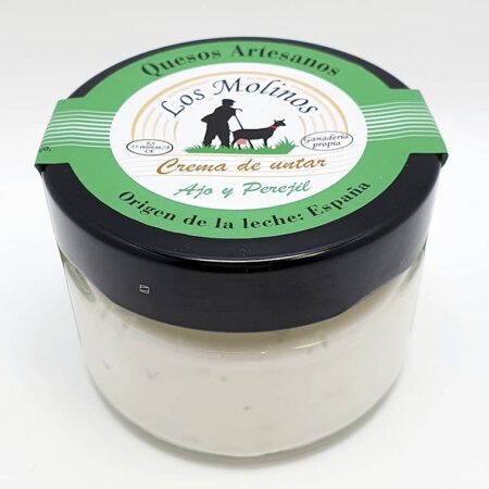 Crema de queso de cabra con ajo y perejil Los Molinos 2