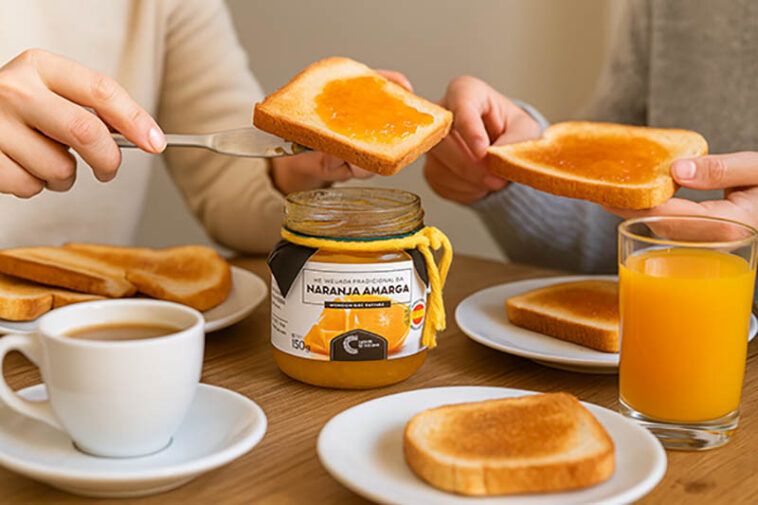 Mermelada de naranja amarga desayuno
